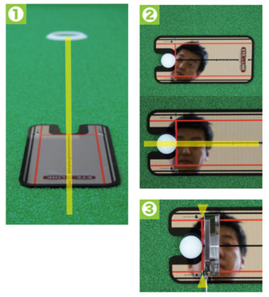 アイライン ゴルフ パッティングミラー スモール ELG-MS13 練習器具 EYELINE GOLF パター練習機具