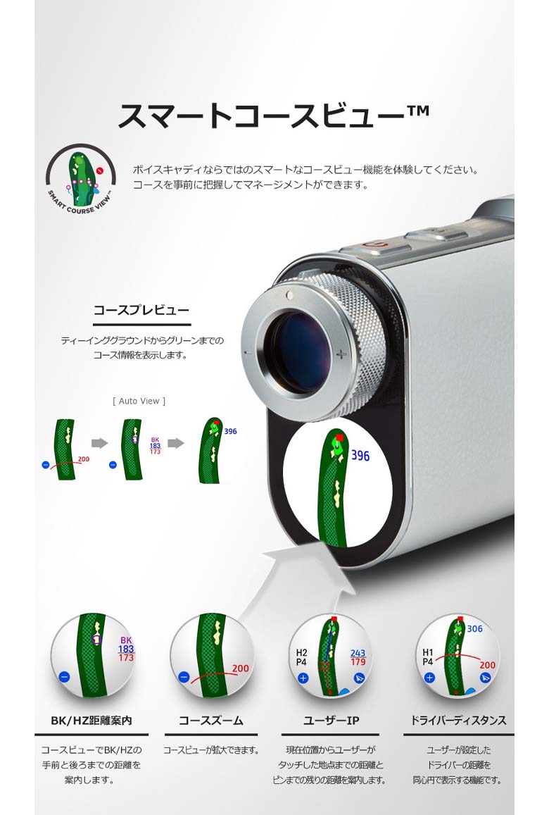 ボイスキャディ　レーザー距離測定器