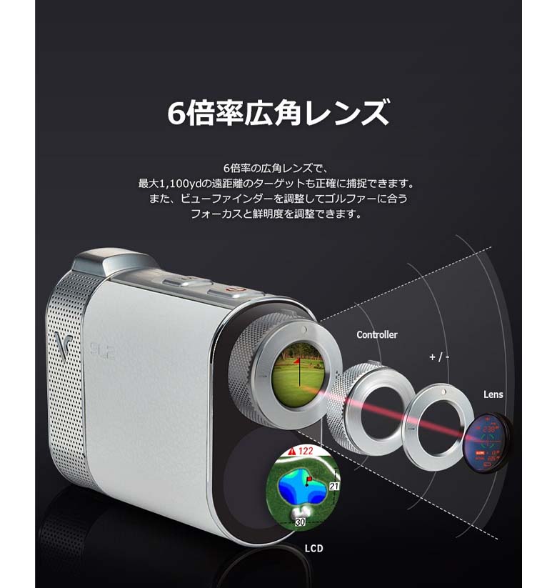 ボイスキャディ　レーザー距離測定器