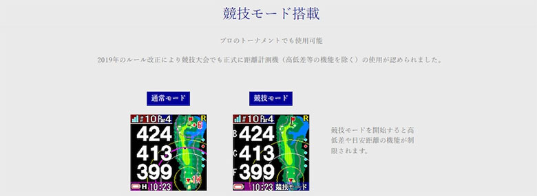 ショットナビ　距離測定器