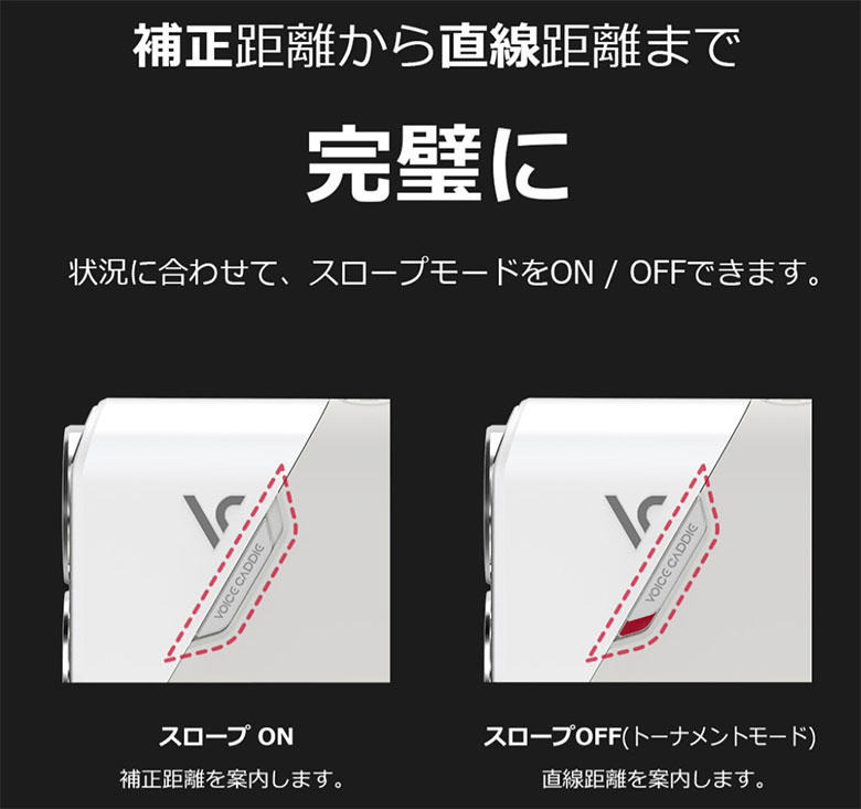 ボイスキャディ　距離測定器