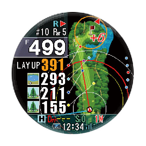 ショットナビ 腕時計型 GPSナビ