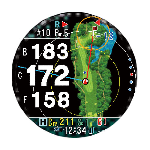 ショットナビ 腕時計型 GPSナビ