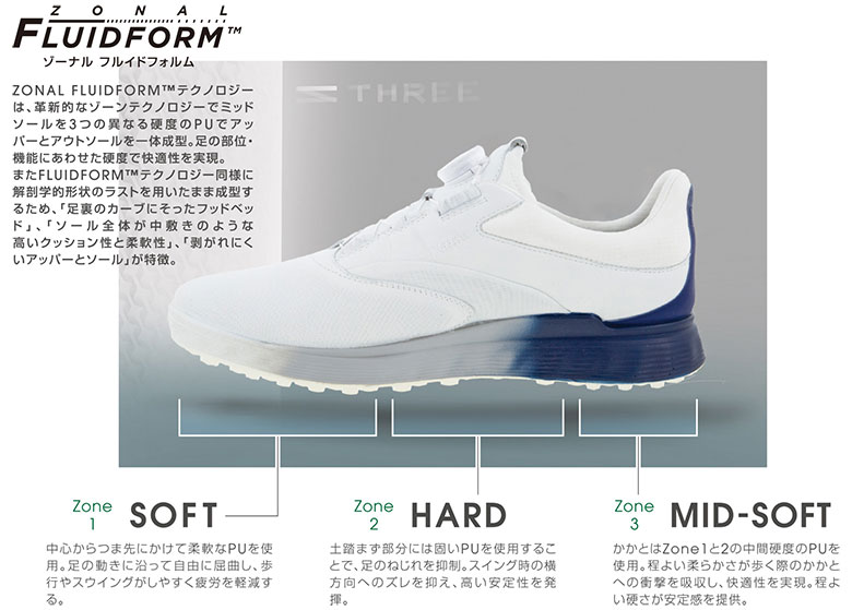 エコー　ゴルフシューズ