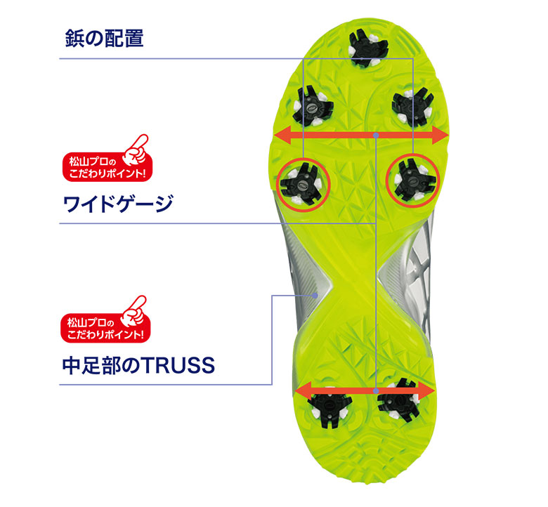 アシックス　ゴルフシューズ