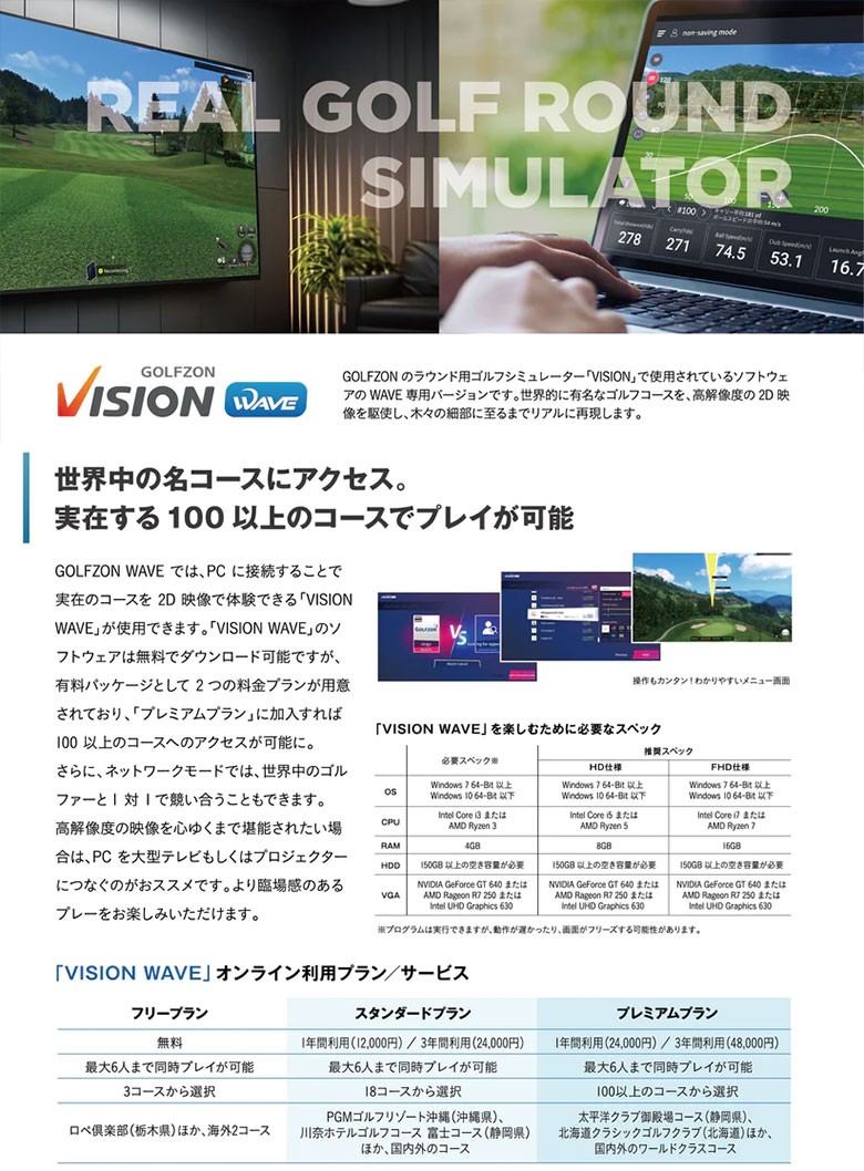 ゴルフゾン　ウェーブ