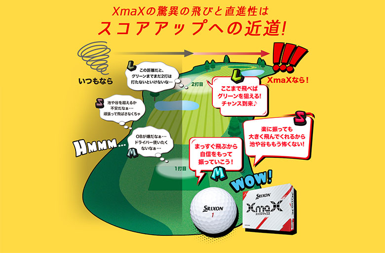 スリクソン　ゴルフボール