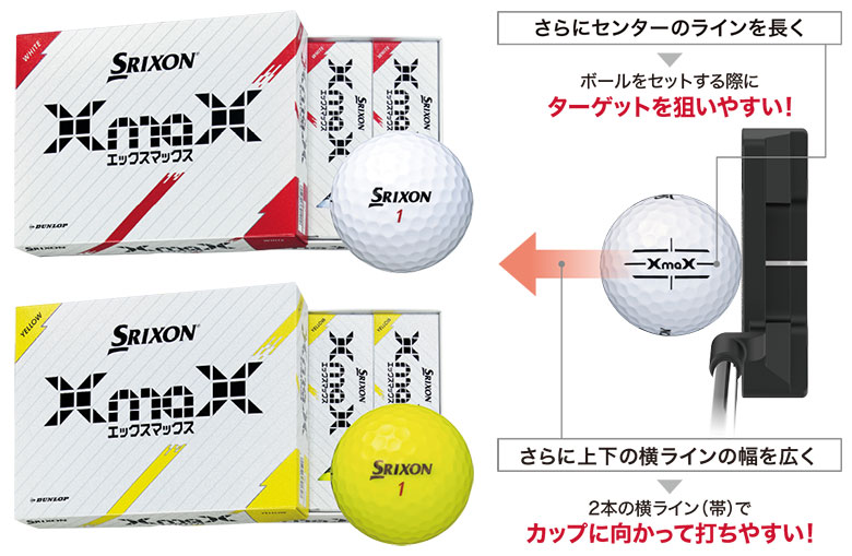 スリクソン　ゴルフボール