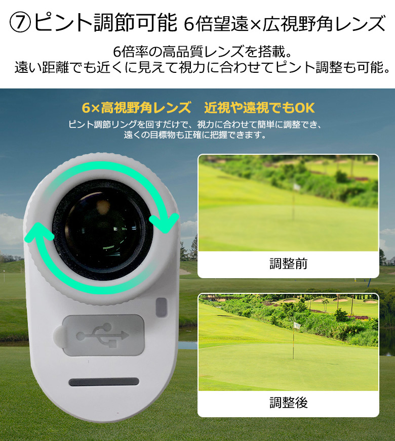 OLED レーザー距離計